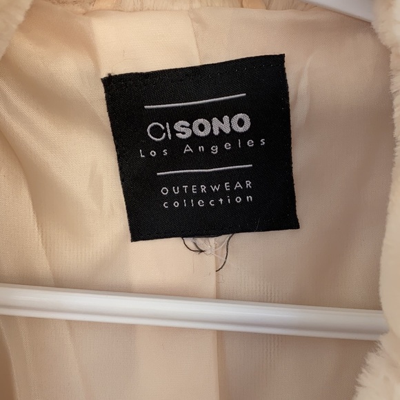 Cozy Teddy Bear Bomber Light Pink size M - Picture 2 of 4